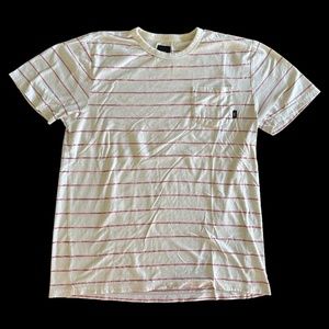Vans Striped T-Shirt sz L